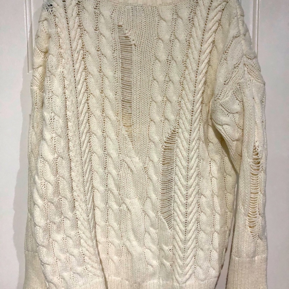Express Cable Knit Sweater - Picture 2 of 4